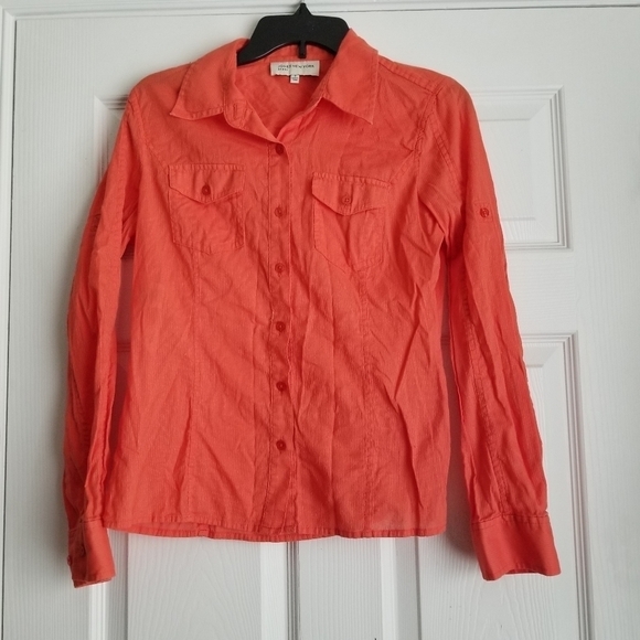 Jones New York Sport Women's Button Down Long Sleeve Shirt - Picture 1 of 14